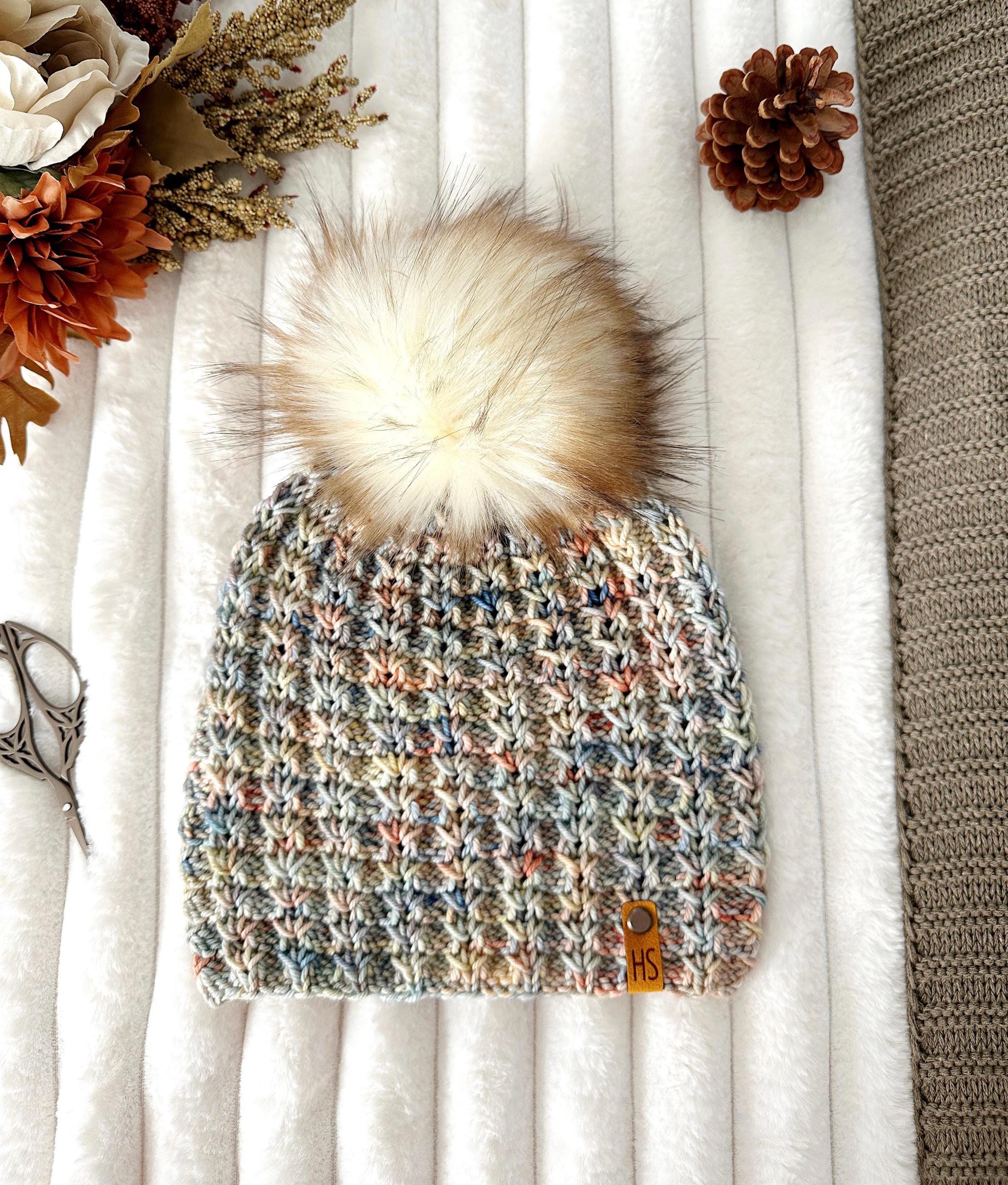 Handmade Wool Cream Knit Beanie with Blue, Yellow & Green Accents Wool Beanie – Norwegian Hand-Knit, Unique Colorway | The  main image 2