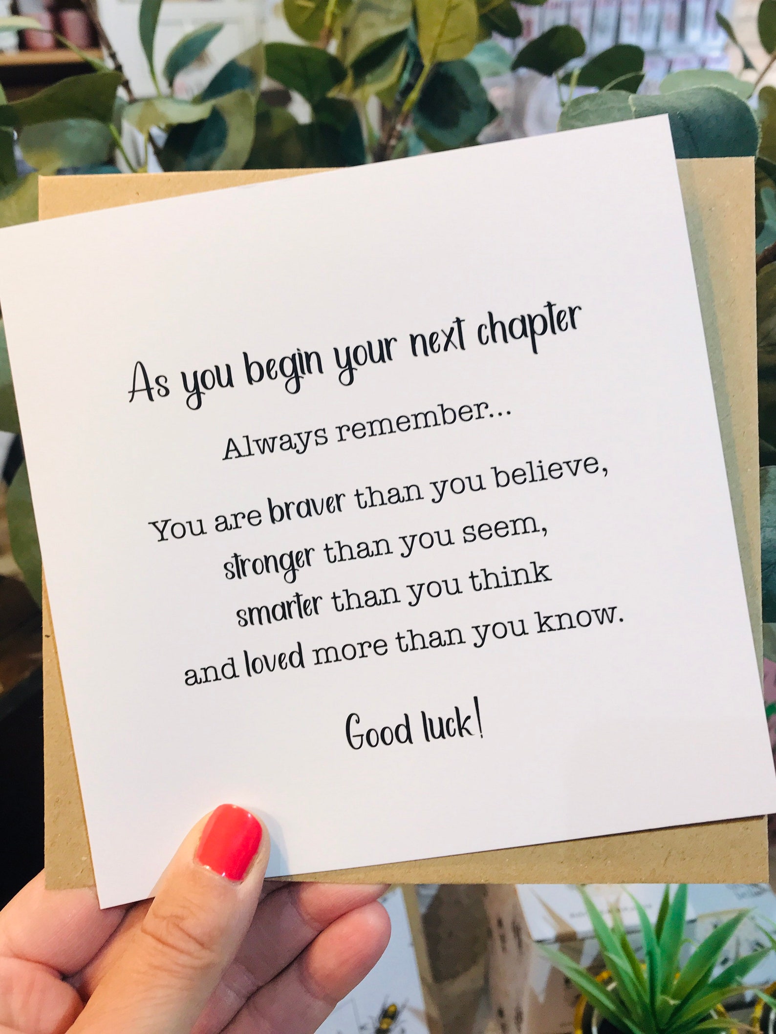 The Next Chapter New Beginnings Good Luck Goodbye New Etsy