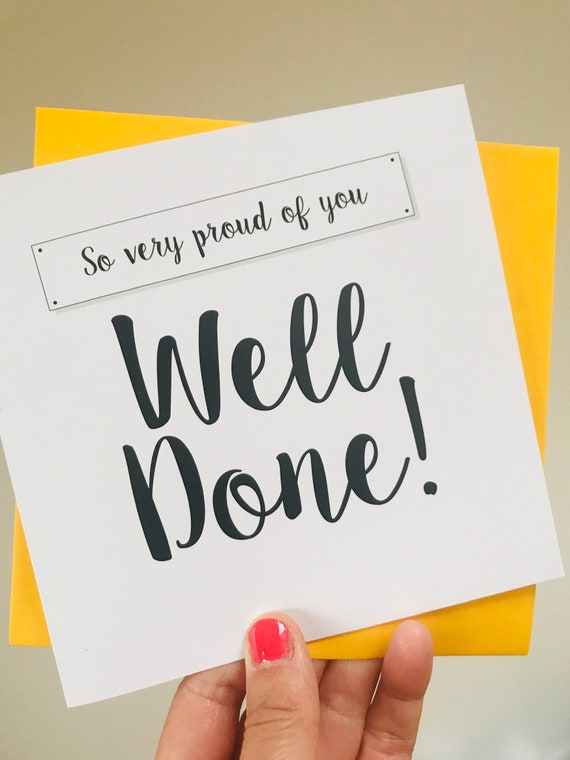 So Very Proud Of You Well Done Card Etsy So Very Proud Of You Well Done Card Etsy