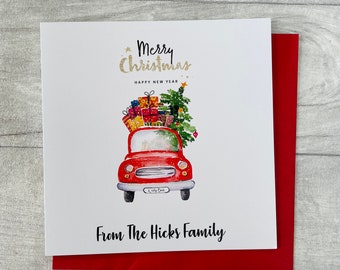 Pack 20 Personalised Christmas Cards