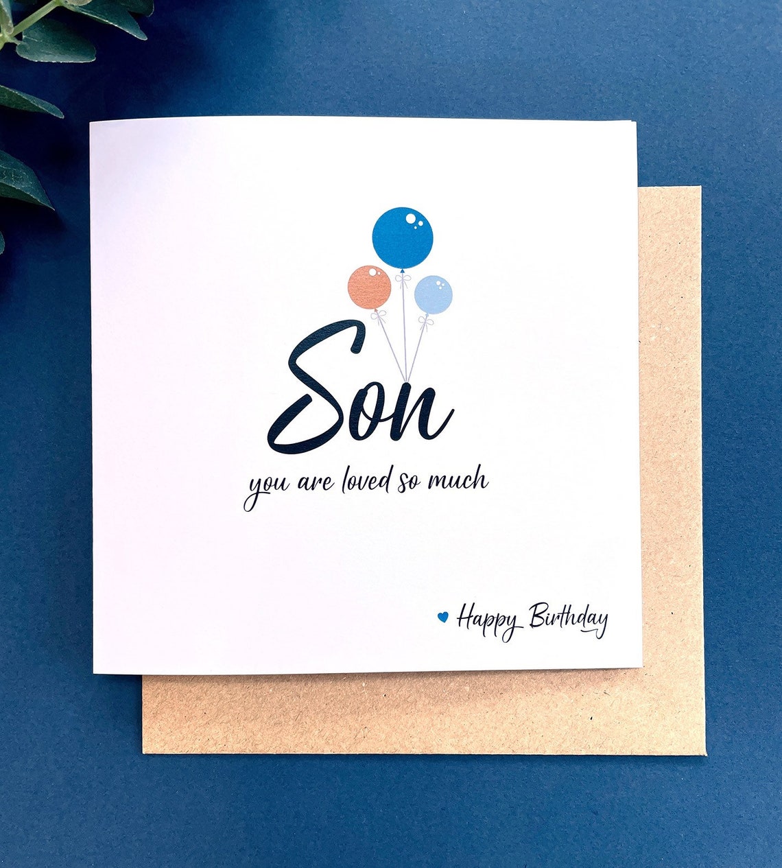 Son Birthday Card Male Birthday Card for Him Male - Etsy UK