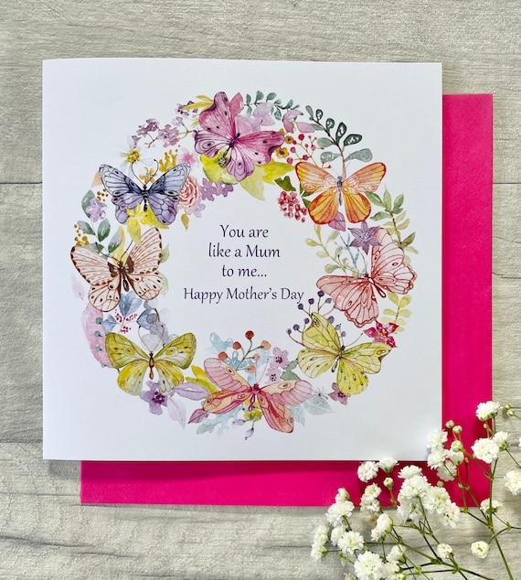 Like A Mum - Like A Mum To Me - Mother’s Day Card - Card For Mum - Card For Mother's Day