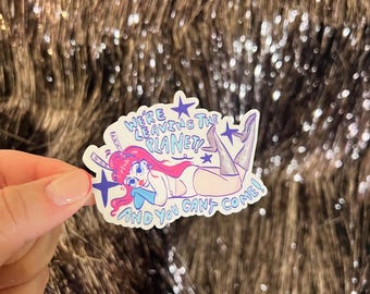 Super Graphic Ultra Modern Girl Sticker