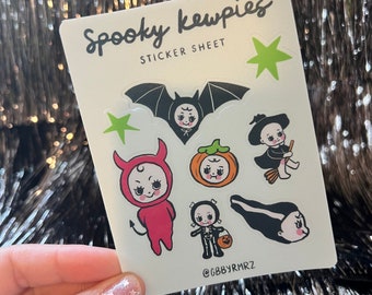 Spooky Kewpies Sticker Sheet
