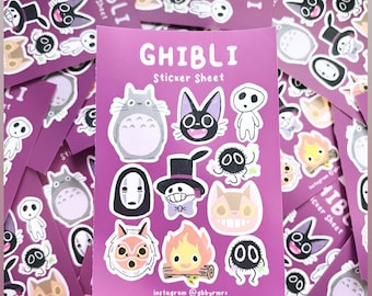 Ghibli Sticker Sheet