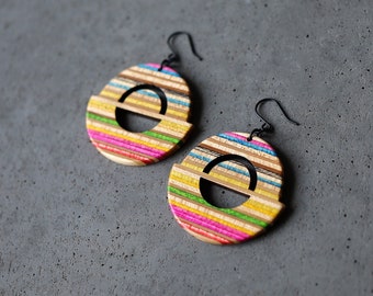 ROUNDBOIS Skateboard Dangle Earrings