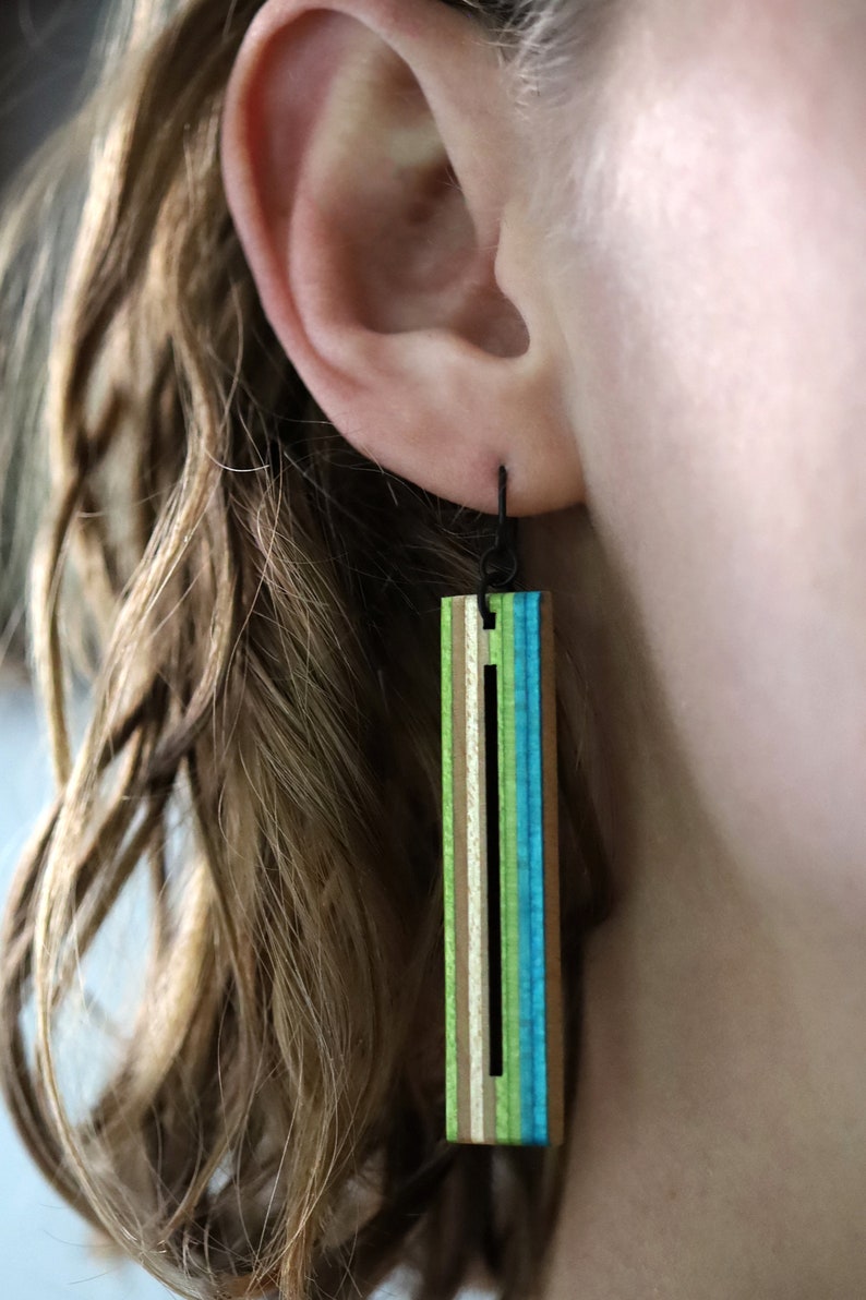 BAR Skateboard Dangle Earrings image 8