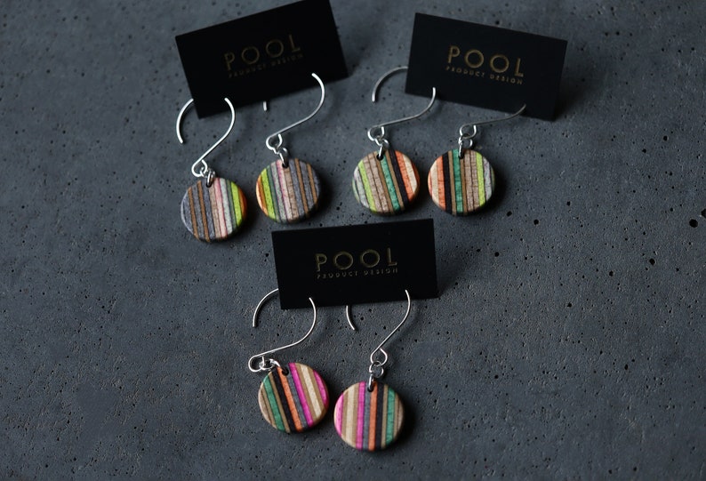 Boucles d'oreilles pendantes en forme de skateboard BALLOON image 5