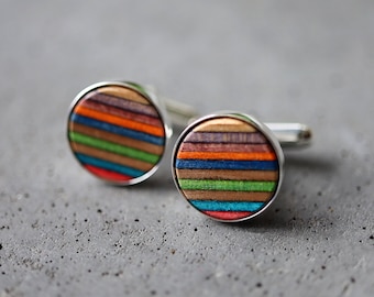 Skateboard Cufflinks