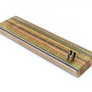Skateboard Cribbage Board