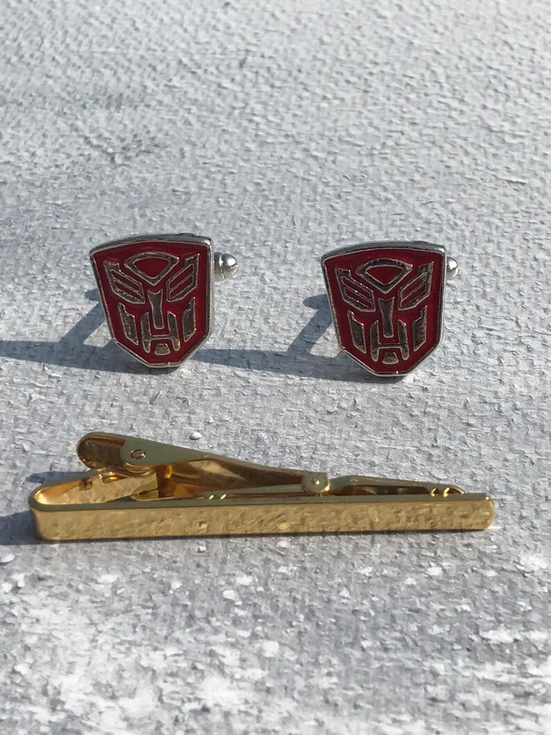 Silver cufflinks Mens gifts super hero Transformers gifts transformers Father/'s Day Gift Ideas Transformers Cufflinks