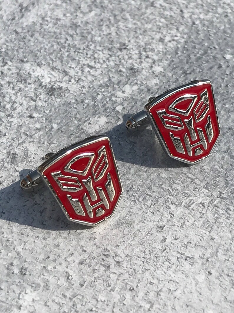 Transformers Cufflinks transformers Transformers gifts Father/'s Day Gift Ideas super hero Mens gifts Silver cufflinks