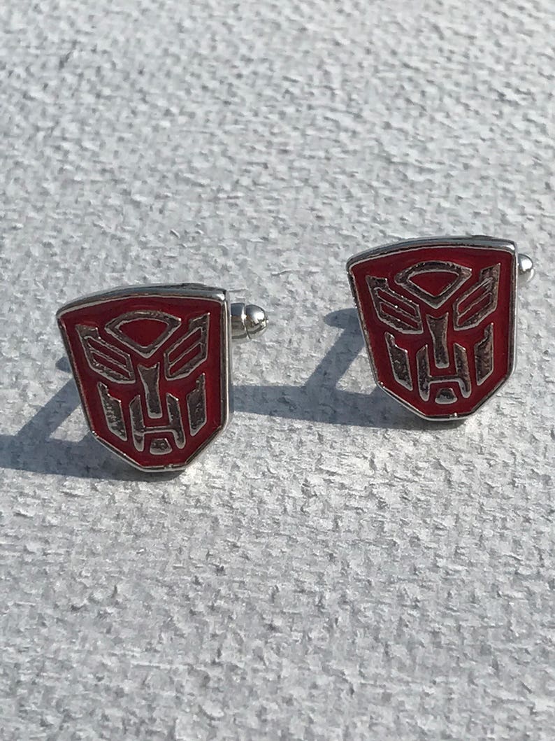 Transformers Cufflinks transformers Transformers gifts Father/'s Day Gift Ideas super hero Mens gifts Silver cufflinks
