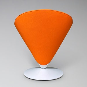 Restored Adrian Pearsall Swivel Cone Chair for Craft Associates Model 2353-C Mid Century Modern Vintage Space Age Retro Atomic Furniture image 3