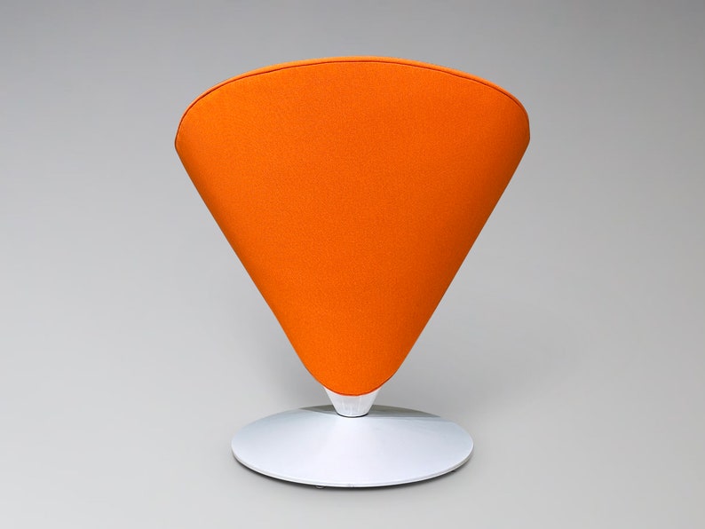 Restored Adrian Pearsall Swivel Cone Chair for Craft Associates Model 2353-C Mid Century Modern Vintage Space Age Retro Atomic Furniture image 3