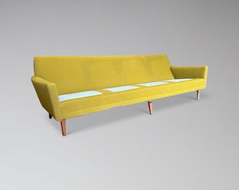 CUSTOMIZABLE Folke Ohlsson for DUX Teak Sofa | Danish Modern Designer Seating with Custom Upholstery | Scandinavian Mid Century Design