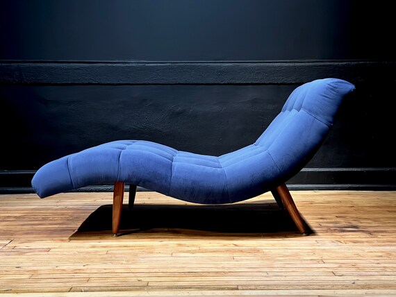 Restored Wave Chaise Lounge Attr. Adrian Pearsall for Craft