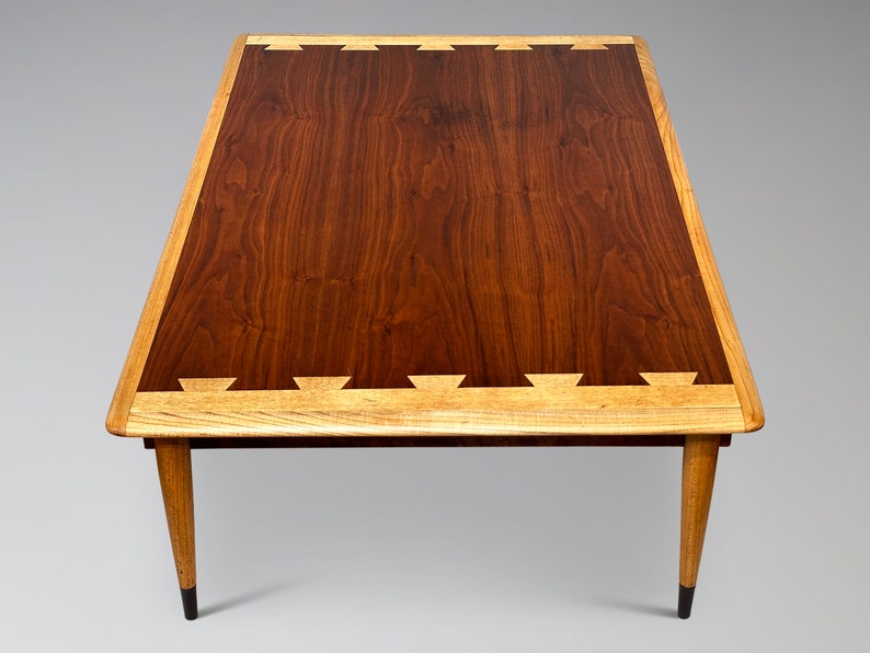 Restored Lane Acclaim Plateau Coffee Table With Drawer Mid Century Modern Danish Style Adjustable Coffee Table image 4