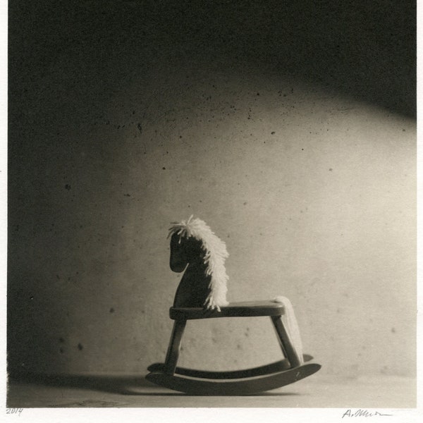 Rocking horse.Palladium print