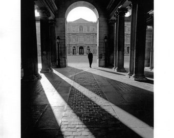 Dans la matinée au Louvre à Paris, 2011, tirage gélatino-argentique 20 x 25 cm