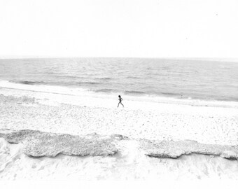 At the sea. 2011.  Darkroom silver gelatin print 8x10 inches