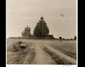 Kizhi (1979). Darkroom silver gelatin print on fiber based paper 8x10 inches