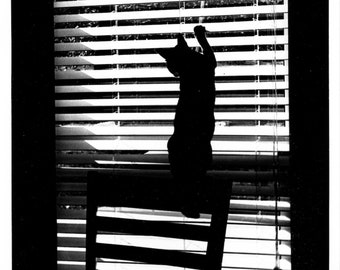 Let me see. Darkroom black and white silver print 8x10 inches