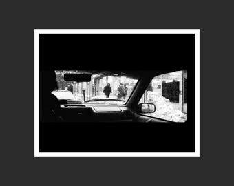 New York in the Winter 2003,silver gelatin print 8x10 inches