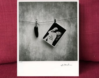 La Dolce Vita Silver Print: Darkroom Fiber Paper, Hasselblad B&W Film (7.5x7.5 in.)
