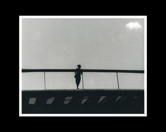 Lonely cloud (2009). Darkroom black and white silver gelatin  print 8x10 inches