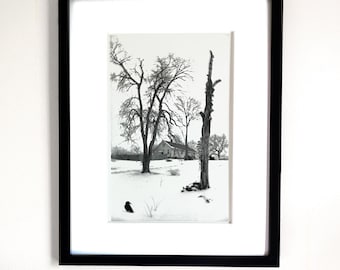 Paysage d'hiver. Loveland, 2009. Tirage encadré sur papier gélatino-argentique. Édition limitée.