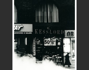 Cold night.2003.New York.Silver print 8x10 inches