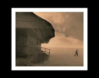 Early bird.Mexico. Darkroom lith print 8x10 inches