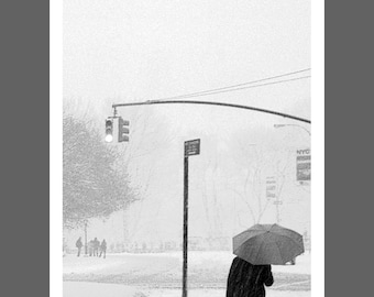 Temps brumeux, New York, 2003, tirage argentique 8x10"