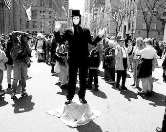 Easter Sunday, New York, 2003, black and white print 8.5x11 inches