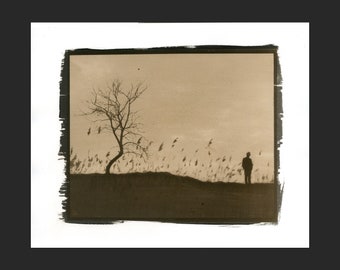 Solitude. Gum bichromate over Palladium print