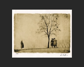 Girlfriends.1980s.Darkroom lithprint 8x10 pouces.