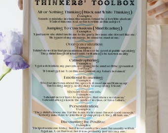 Thinker's Toolbox Poster | High School Classroom Decor
