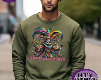 Mardi Gras PNG Mardi Gras SVG Graphic Design, Fat Tuesday svg png  POD products printable wall Art Poster Gifts Nola Digital Download Jester