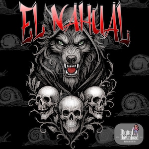 El Nahual SVG: Mexikansk folklore Shape-Shifter Design (digital nedladdning)