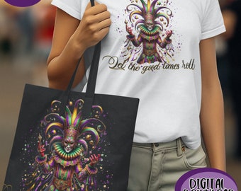 Mardi Gras PNG Mardi Gras SVG Graphic Design, Fat Tuesday svg png  POD products printable wall Art Poster Gifts Nola Digital Download Jester