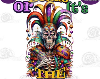 Mardi Gras PNG Mardi Gras SVG Graphic Design, Fat Tuesday svg png  POD products printable Beads Skeleton Gifts Nola Digital Download Jester
