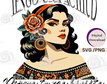 Mexican sublimation SVG PNG Latina svg, Spanish quotes Mexicana t-shirt  mugs bags product design Funny saying mexican downloads Latina art