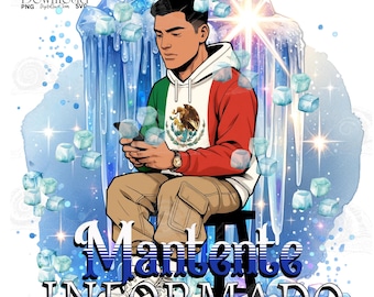 Mantente Informado SVG PNG | Chicano Latino Art (Digital Download)