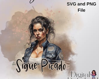 Mexican SVG PNG latina file Chicana  Sigue Picado Latina Mexicana tshirt mug bag POD design mexican digital download Stay Salty