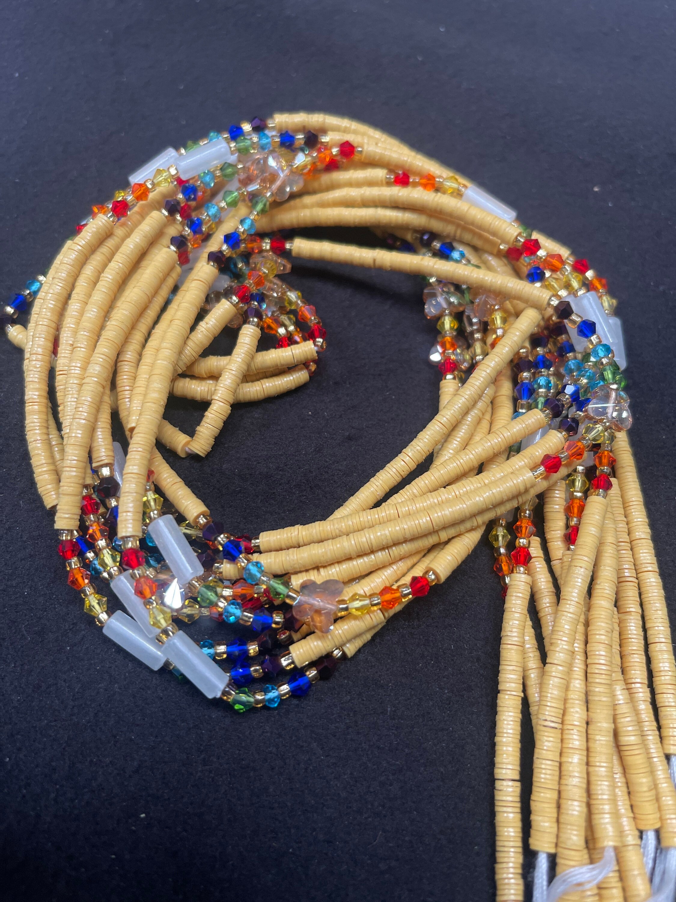 DIY Waist Beads Making Kit Crystal Waist Beads Waist Bead Supply, Waist  Beads Repair Kit Tie on Waist Beads 