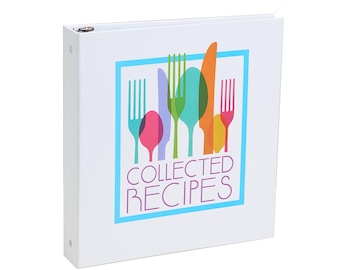 DIY Recipe Binder Kit: 3-Ring Cookbook Organizer with Dividers & Stickers