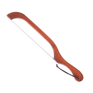 Oregon Bread Slicer: Bow Knife with Stainless Steel Blade, Mahogany Finish