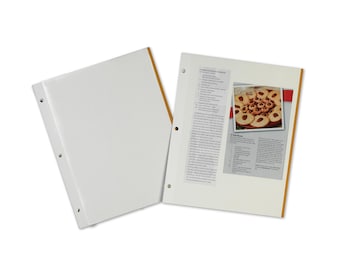 Magnetic Recipe Card Pages Refill Pack (12 Pack)