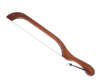 Oregon Bread Slicer: Stainless Steel Blade, Walnut Finish